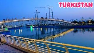 Туркестан. Мост. Озеро. Новый парк. Вид с моста. 2025 год - 1 Minute Story NS