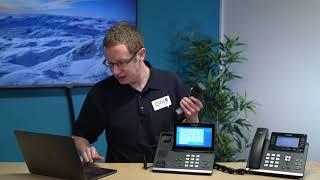 Configuring a Yealink VoIP Phone using its web interface