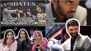 Pakistani Girls First Time Reacting on “INDIA’S YOUNGEST CHESS CHAMPION” #indian #chess #champion