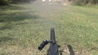 Shooting the Browning 1919A4 machine Gun