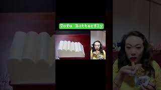 Jenny likes China street food: Tofu butterfly! Jenny eating show Mukbang! Chinese Asian food snacks