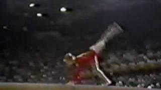 Olga Korbut 1976 Olympics Balance Beam Event Finals