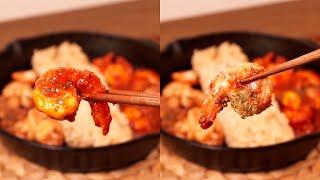 [Simple recipe] Butter Garlic Shrimp & Chilli Shrimp / Shrimp Box