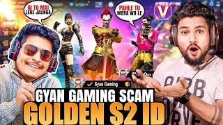 Biggest V Badge YouTuber  Scam with Gyan Gaming Golden Elite Pass ID  आजा Noob1 vs 4 में !