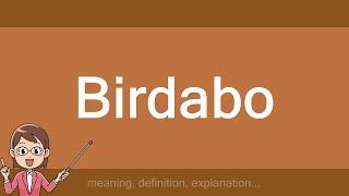 Birdabo