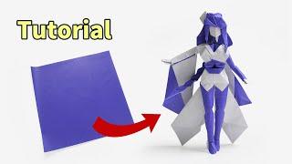 Raiden shogun tutorial    #origami # Chen Xiao#某一个晓