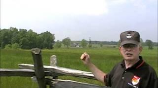 Author Matt Spruill discusses Bigelow's Battery on the battlefield at Gettysburg