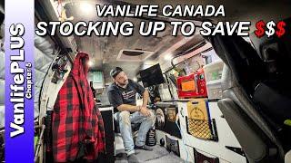 Winter Vanlife - Stocking up to Save $$ and an Unfortunate End