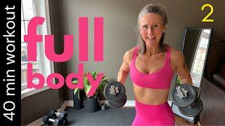 40min MUSCLE BUILDING WORKOUT | at home | dumbbell full body