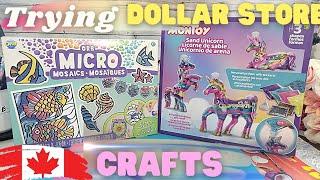 Trying Canadian Dollar Store Crafts!!