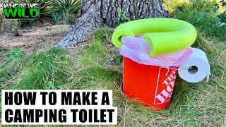 HOW TO MAKE A CAMPING TOILET - CHEAP & EASY