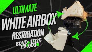 White air box back to new | We restore the YZ125 air box