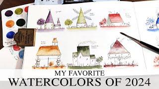 My Favourite Watercolors of 2024! 