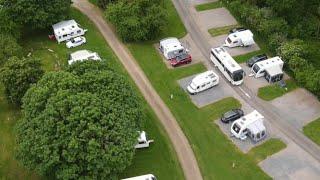 A flight over of Stamford - Caravan & Motorhome Club site