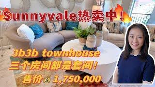 美国硅谷新楼盘｜3个卧室都是套间的房子？！好租好自住！sunnyvale热卖盘 shannon带你美国买房 硅谷买房置业投资 湾区买房