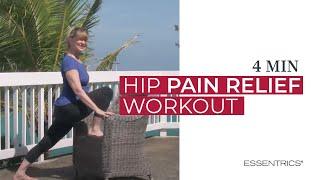 4 MIN Hip Pain Relief Workout | Essentrics