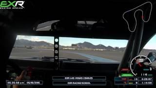 EXR LV02- Gerard Thievin 1:09.070 onboard lap at Las Vegas 1.5 Miles track