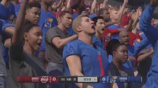 EA SPORTS College Football 25: Kansas  UMass In Pop-Tarts Bowl Mock-Up PS5 Game
