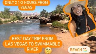 BEST day trip outside of Las Vegas|| Falls Park/Sheep bridge Virgin River || TIPS before you go!!