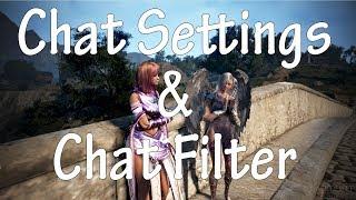 BDO Chat Settings & Chat Filters