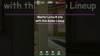 Master Lotus B Site with this Gekko lineup #valorant #valorantlineups #lineupguru #shorts