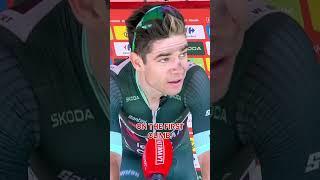 “I almost gave up”  Wout van Aert reveals he wasn’t sure he could win todays stage!