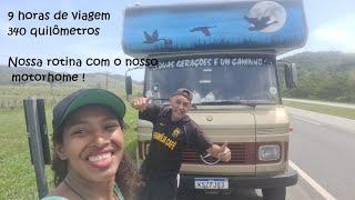 VIAGEM DE MOTORHOME  VIAJE COM A GENTE POR 340 QUILOMETROS