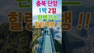 #단양여행 #1박2일여행 #충북여행 #도담삼봉 #단양강잔도 #단양맛집 #만천하스카이워크 #수양개빛터널 #국내여행추천 #힐링여행
