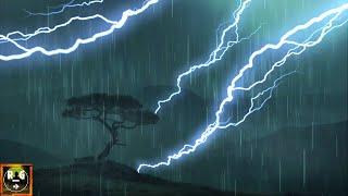 Thunderstorm Sounds with Rain, Lightning Effects and Strong Rumble of Thunder to Sleep, Relax