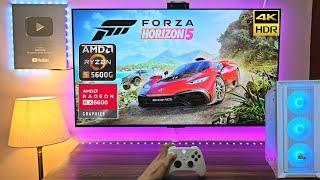 Forza Horizon 5 (Ryzen 5 5600g + RX6600) 4K HDR Gaming Test