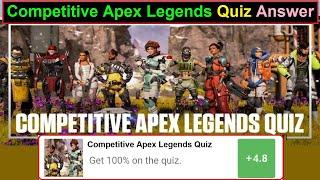 Competitive Apex Legends Quiz Answers | competitive apex legends quiz | Bequizzed