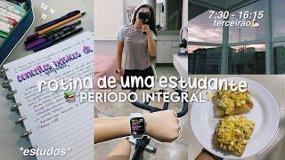 daily vlog: rotina de uma estudante (período integral)