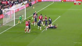 Emiliano Martinez Amazing Save vs Nottingham, Nottingham Forest vs Aston Villa (0-1) Highlights