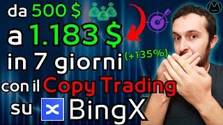 Come Guadagnare Passivamente su Bingx con il Copy Trading