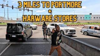 Driving to a few Hardware Stores in Kingston & Portmore | 876 By Birth