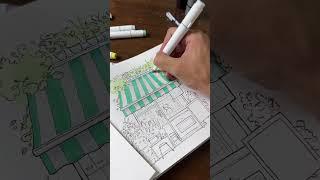 Disegno una baracca con 300 marker