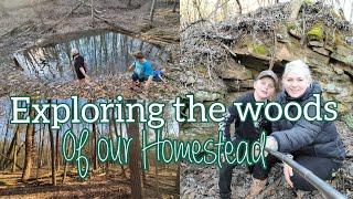 Exploring our Homestead | Hiking the woods in West Virginia