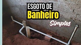 Como fazer encanamento de esgoto do banheiro