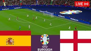 Spain vs England LIVE. Final Euro Cup 2024 Germany Full Match - Simulation Video Games