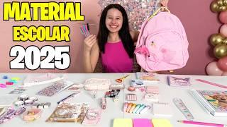 ORGANIZANDO meu MATERIAL ESCOLAR 2025 *  Valentina Pontes