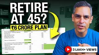 The EXCEL SHEET for a 6 CRORE Retirement Plan! | Ankur Warikoo Hindi