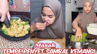 Masak tempe penyet sambal kemangi