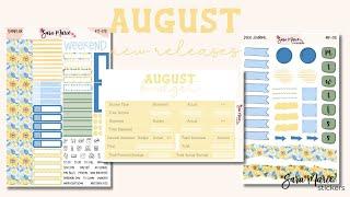 August 2024 NEW Releases & Budget Planner Update! | Sara Marie Stickers |