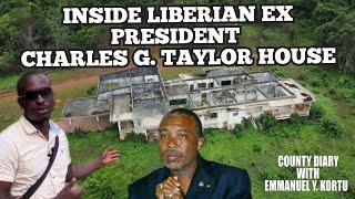 INSIDE LIBERIAN EX PRESIDENT CHARLES G TAYLOR HOUSE