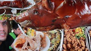 ISANG BUONG LECHON MUKBANG | OUTDOOR FOOD TRIP | MUKBANG PHILIPPINES | Filipino Food Mukbang