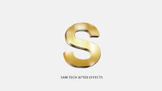 Simple Logo Reveal with shadow & elegant design | sam tech after effects