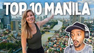 TOP 10 BEST Things to do in MANILA | Manila, Philippines Travel Guide 2024 | Reaction