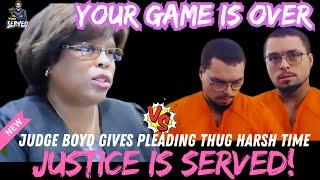 Judge Boyd Throws The Book At Pleading Thug! | ALL NEW