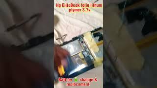 Hp EliteBook folio 9470m lithium polymer 3.7v Battery  change & Replacement #hpelitebook#hp#pc#cpu