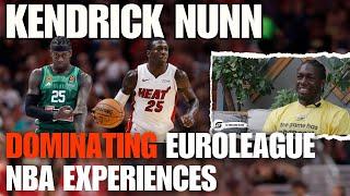 Kendrick Nunn Talks Winning EuroLeague, What Shots Are Easier In NBA & Euroleague, Miami Heat